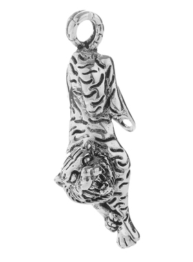 狼牙吊坠扣头镀银套牙尖防裂配件