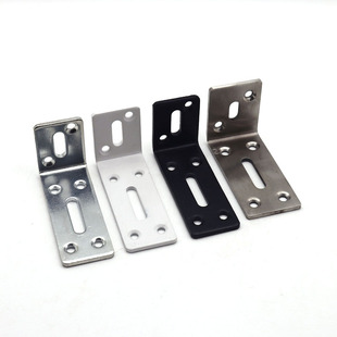 长孔可调角码层板拖不锈钢角码直角连接件DIY安装灵活五金配件