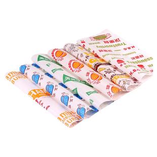 汉堡纸包邮 防油纸食品包装纸 一次性汉堡包包装纸 900张