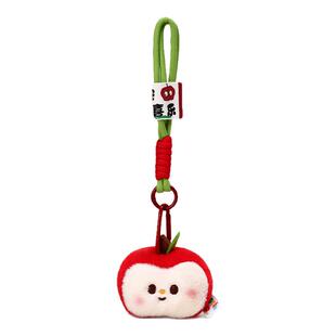 Jinnew高级感零钱包背书包挂件可爱毛绒蓝牙耳机包苹果小熊挂饰