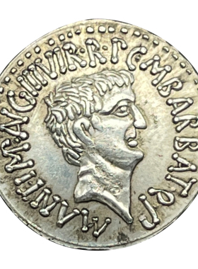 罗马人的故事古币吊坠镀银屋大维