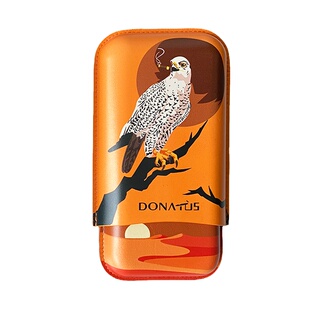 多纳图斯雪茄保湿盒便携皮套支三位随身保护袋外出旅行包收纳礼盒