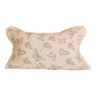 蝶韵枕巾2025新款棉纱枕巾四季通用防头油枕巾一对装轻奢高档