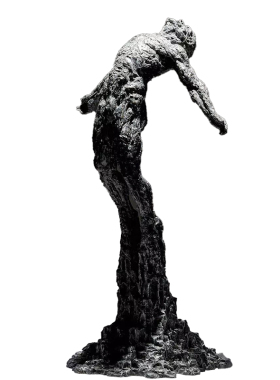 玻璃钢抽象人物雕塑定制摆件