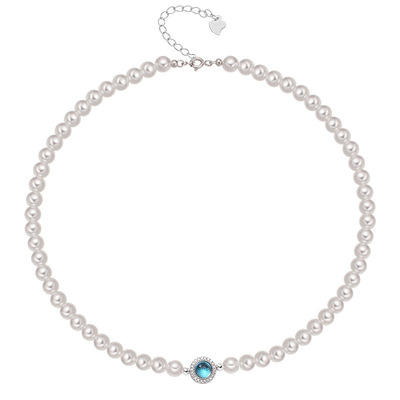 POEM纯银925珍珠轻奢项链女