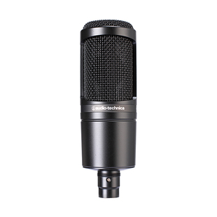 铁三角AT2020电容麦克风录音直播K歌录书有声小说视频配音话筒