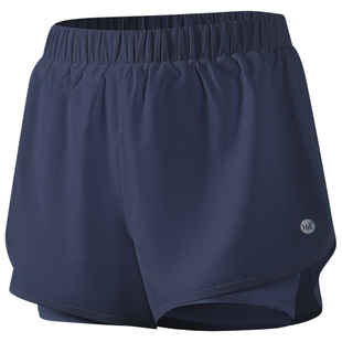 361运动短裤女2026新款夏季防走光可外穿瑜伽假两件健身跑步短裤