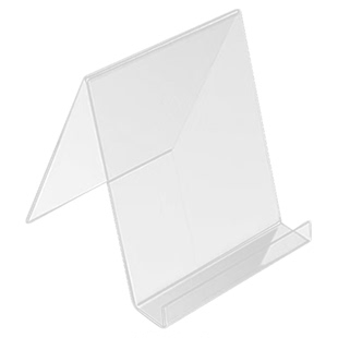 亚克力透明书托书立架图书馆书店书支架桌面展示陈列架画册展支架