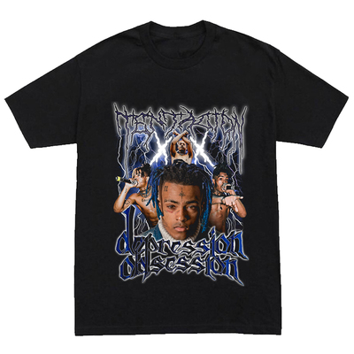 xxxtentacion纪念款长短袖t恤