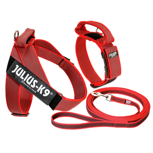 Julius k9胸背带狗狗夏季轻量透气快套胸背法斗金毛柯基牵引