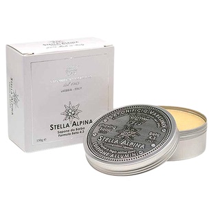 SV1945阿尔皮纳雪绒花剃须皂高山火绒草榛籽油顺滑刮胡素皂香水调