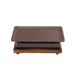 烤串加热保温炉商用烧烤热串炉酒精木盒蜡烛保温热串神器羊排烤盘