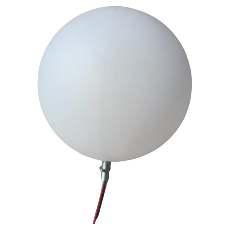 220V大圆球PE发光球塑料亚克力LED小口球灯G9螺口球形灯罩12V24V
