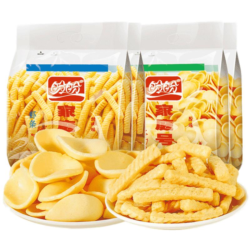 盼盼薯片虾条家庭号超大包整箱小零食小吃货休闲食品网红爆款推荐