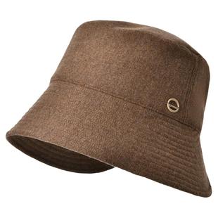 卡蒙高级感羊绒冬季帽子护耳毛呢渔夫帽女士羊毛保暖盆帽显脸小