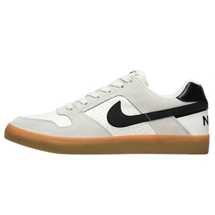 NIKE耐克男女SB DELTA FORCE白灰色复古滑板鞋运动鞋942237-101