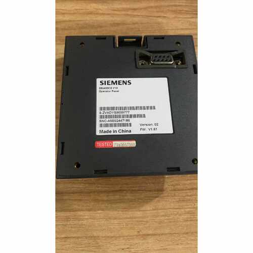 〔议价-可维修〕西门子SINAMICS V10操作面板 型号SNC-A5E0 工业