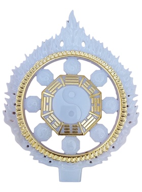 三清道祖太上老君八卦背光法器