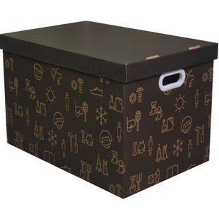 收纳纸箱宿舍神器收纳盒搬家牛皮打包神器超硬大号有盖衣服折叠箱