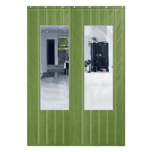 办公室棉门帘大门门口冬季保暖加厚挡风商用挂钩式开窗保温隔断帘