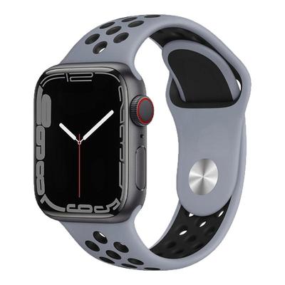 适用applewatch表带耐克硅胶夏季