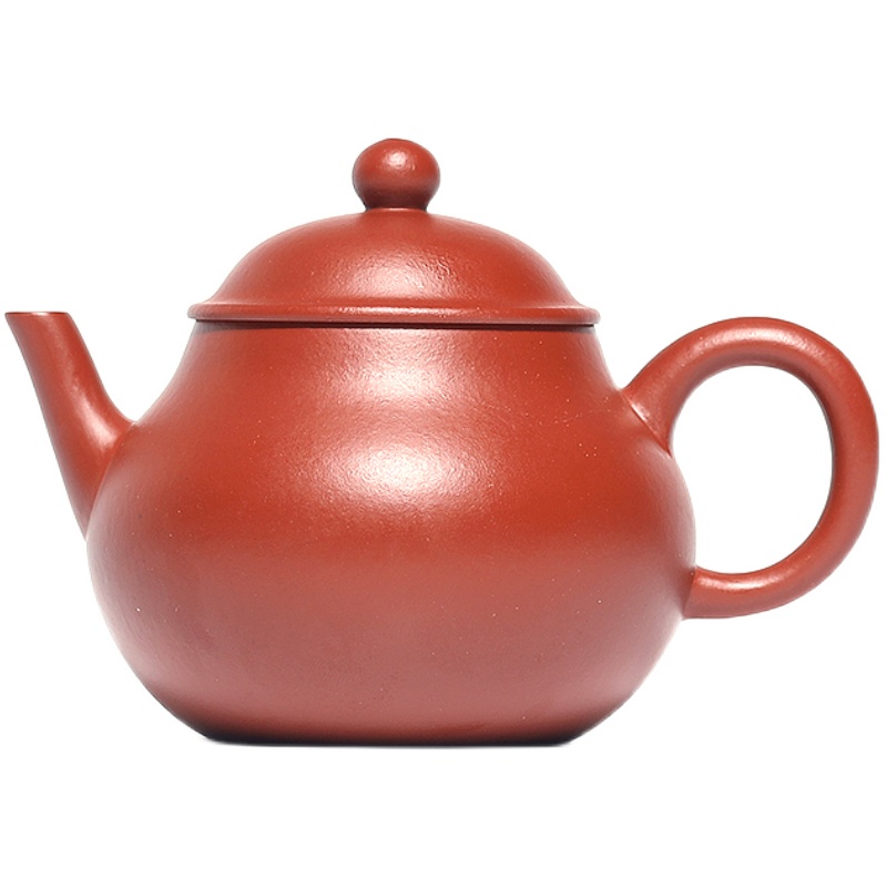 百年利永宜興原礦紫砂壺純手工泡茶壺家用茶具茶壺套裝朱泥梨形壺