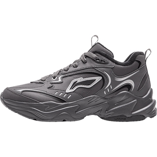 李宁LN DEFENDER | 休闲鞋男鞋冬季新款保暖棉鞋黑色加绒运动鞋子