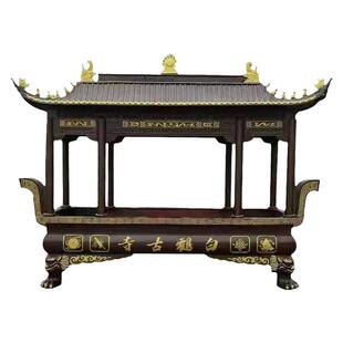 室外铸铁烧香炉道家祠堂八龙柱寺庙长方形大型户外纯铜鼎寺院上香