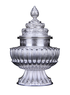 慈愿纯银米盒米壶佛堂家居供奉摆