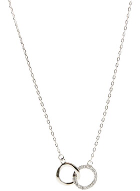 S925银项链女韩版时尚森系短款