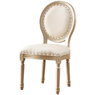 欧式现代简约家用凳子酒店靠背椅餐厅麻将椅子美式实木咖啡厅餐椅