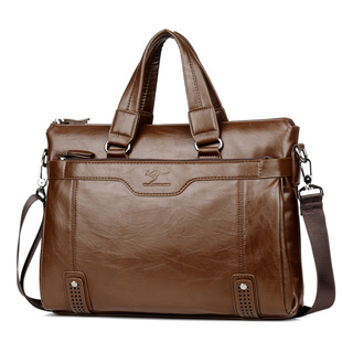 帅桐袋鼠男包手提包品牌商务通勤背包休闲单肩斜挎包大容量公文包