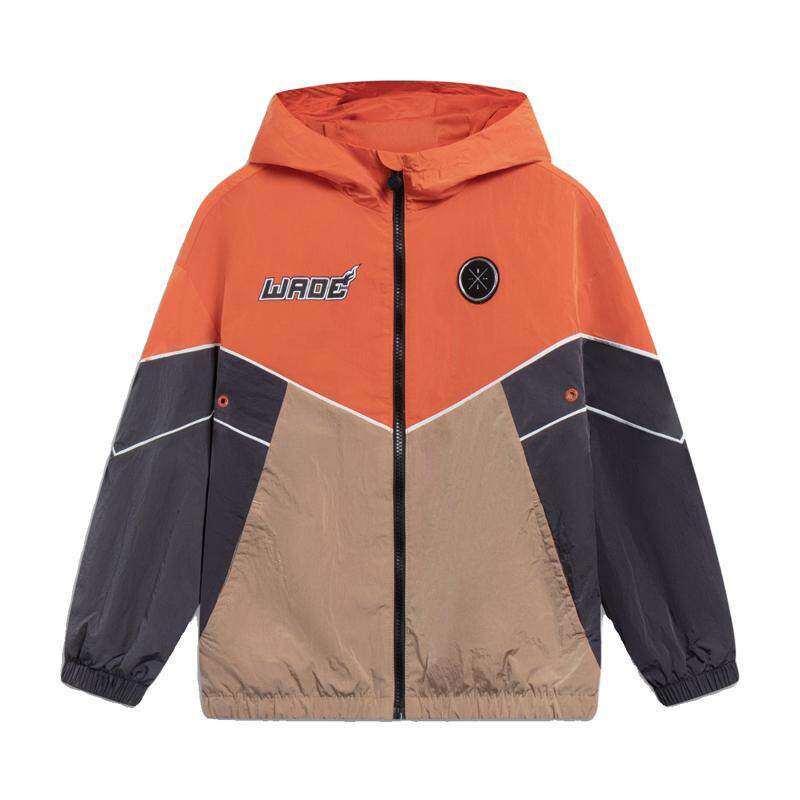 李宁常规春秋冬连帽宽松外套舒适