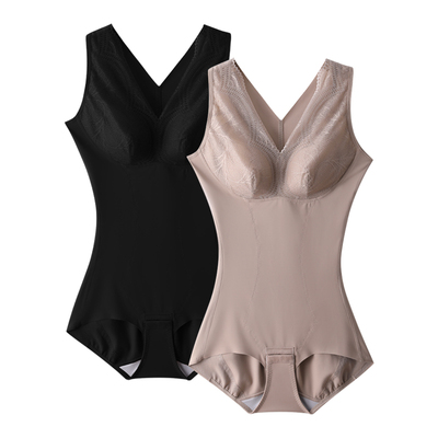 猫人塑身连体衣磨毛保暖收副乳