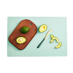 厨房菜板防滑硅胶垫食品级圆形砧板垫减震固定台面剁肉案板隔音垫