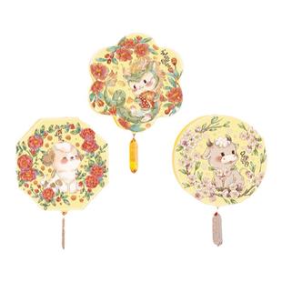 2026新年灯笼手工diy材料包十二月令生肖兔子儿童幼儿园手提花灯