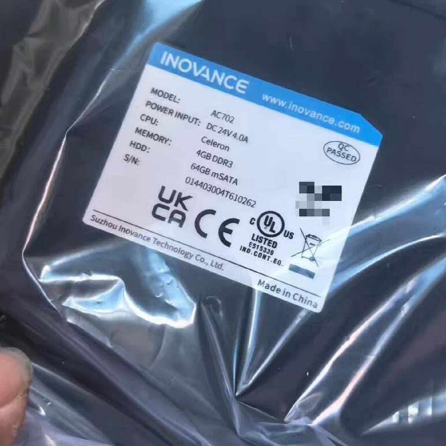 INOVANCE汇川PLC控制器型号AC702