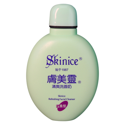 国货肤美灵绿胖子清洁洗面奶