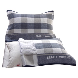 棉枕巾枕头巾一对装纱布加大加厚四季学生男成人情侣盖巾吸汗枕套