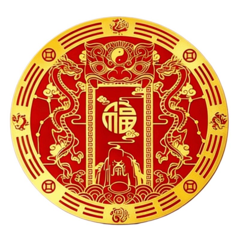 【师傅推荐】化解开门见衣柜角双龙贴纸门对门马路消防栓金属贴纸
