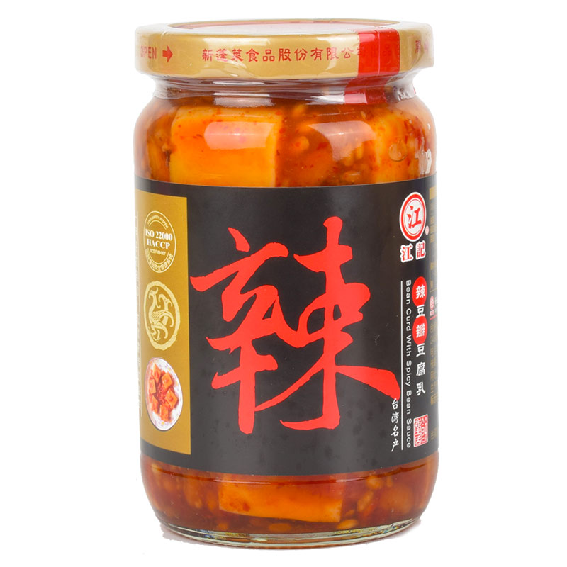 买1发4瓶江记辣豆瓣台湾原装进口