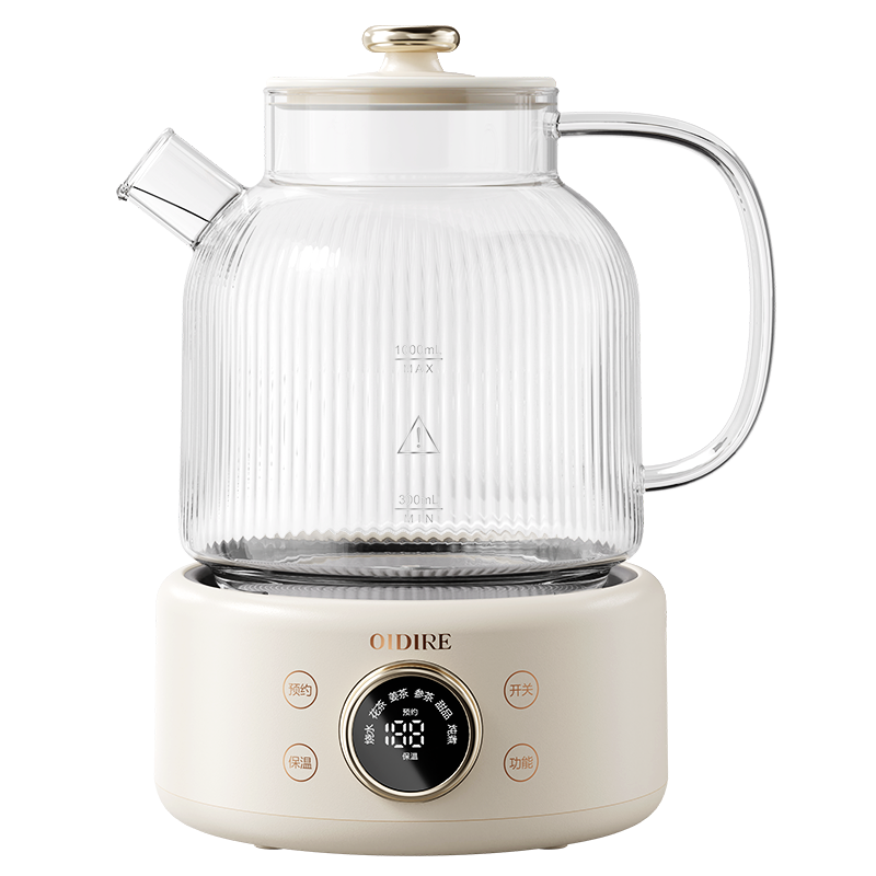 【800W速煮沸水】全玻璃煮茶壶器
