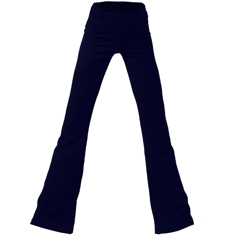 舞蹈裤长裤女黑色喇叭裤成人修身舞蹈练功服形体练功裤微喇直筒裤