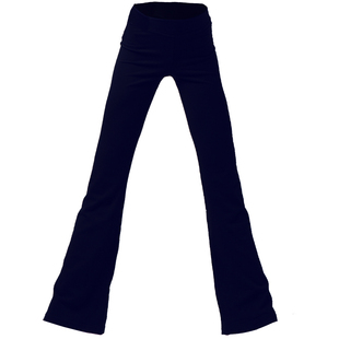 舞蹈裤长裤女黑色喇叭裤成人修身舞蹈练功服形体练功裤微喇直筒裤