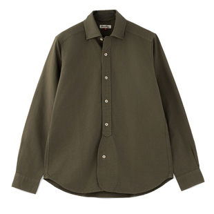 DANIELKATE牛津纯棉复古1930S英国军官长袖男士百搭时尚休闲衬衫