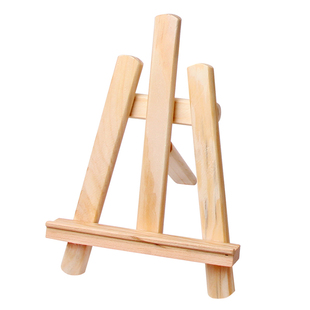 迷你桌面台式木质小画架儿童画架折叠油画架三角架桌上支架多功能