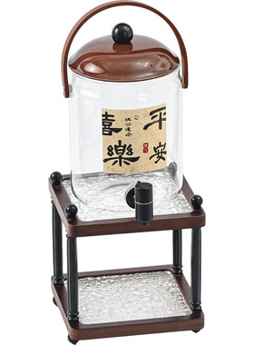 玻璃冷水壶带龙头大容量