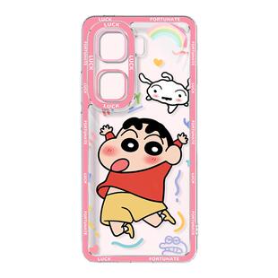 适用于iqooneo10pro+手机壳高级感透明软壳NEO9pro可爱卡通蜡笔小新8/7PRO透明散热外壳保护套IQOO后盖6se女