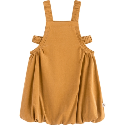 播broadcute童装早秋女童俏皮可爱休闲无袖无袖连衣裙KGQ3L529