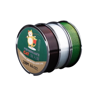 超柔软鱼线原丝不打卷的钓鱼线子线主线超强拉力路亚尼龙线五彩线